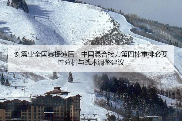 谢震业全国赛提速后：中国混合接力第四棒重排必要性分析与战术调整建议